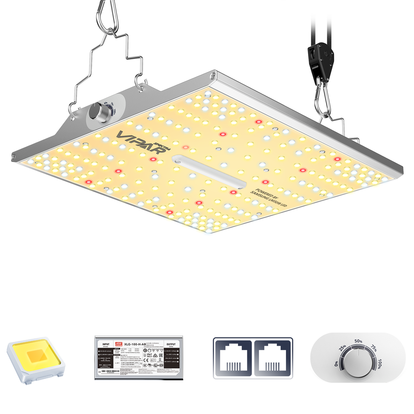 ViparSpectra XS1000 LED mit Dimmer Full Spectrum