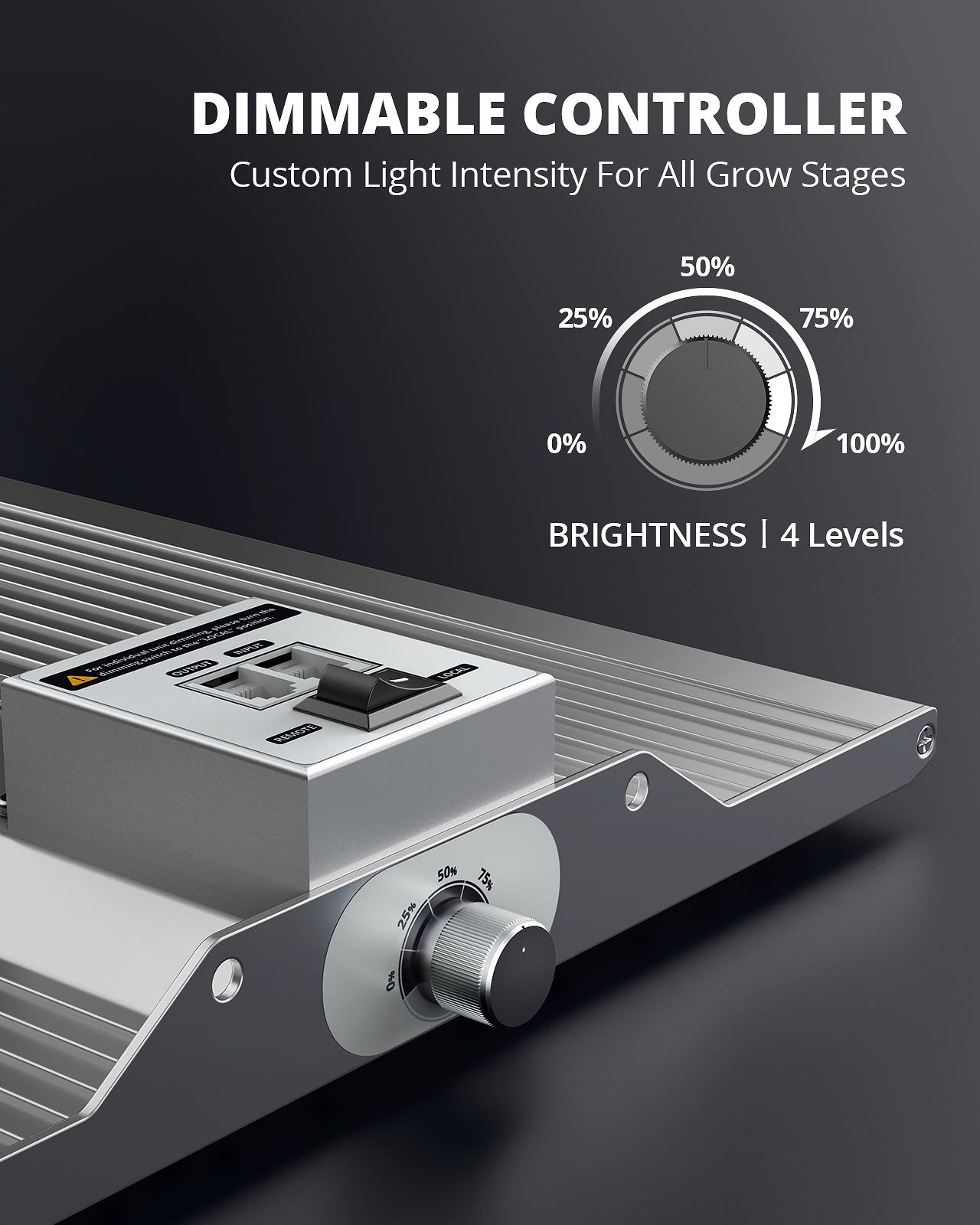 ViparSpectra XS1000 LED mit Dimmer Full Spectrum dimmbar