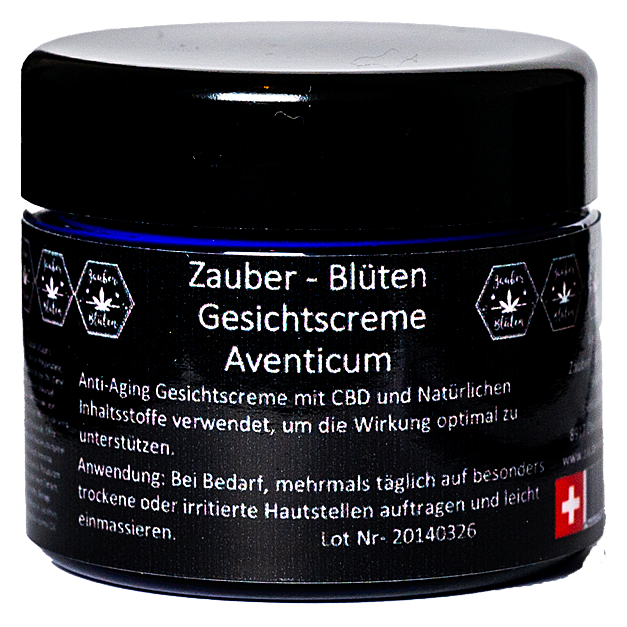 Zauberblüten CBD Gesichtscreme Aventicum