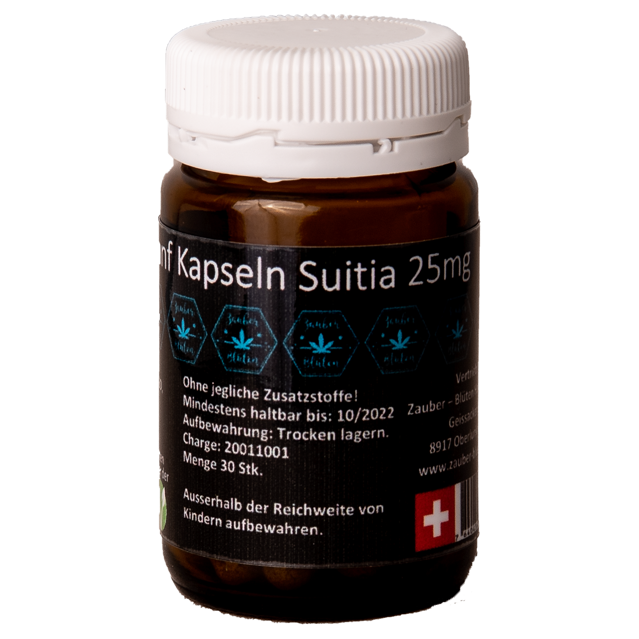 CBD Hanf Kapseln Suitia 25mg